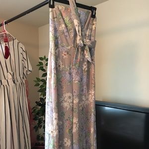 Strapless jumper mid calf like new!